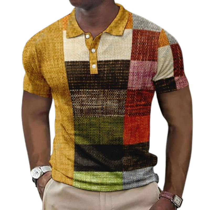 Raffaele™ | Multicolor Polo Shirt in Modern Style