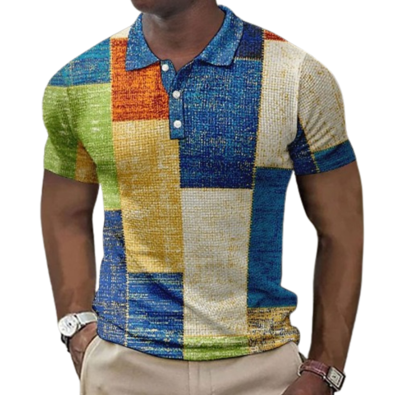 Raffaele™ | Multicolor Polo Shirt in Modern Style