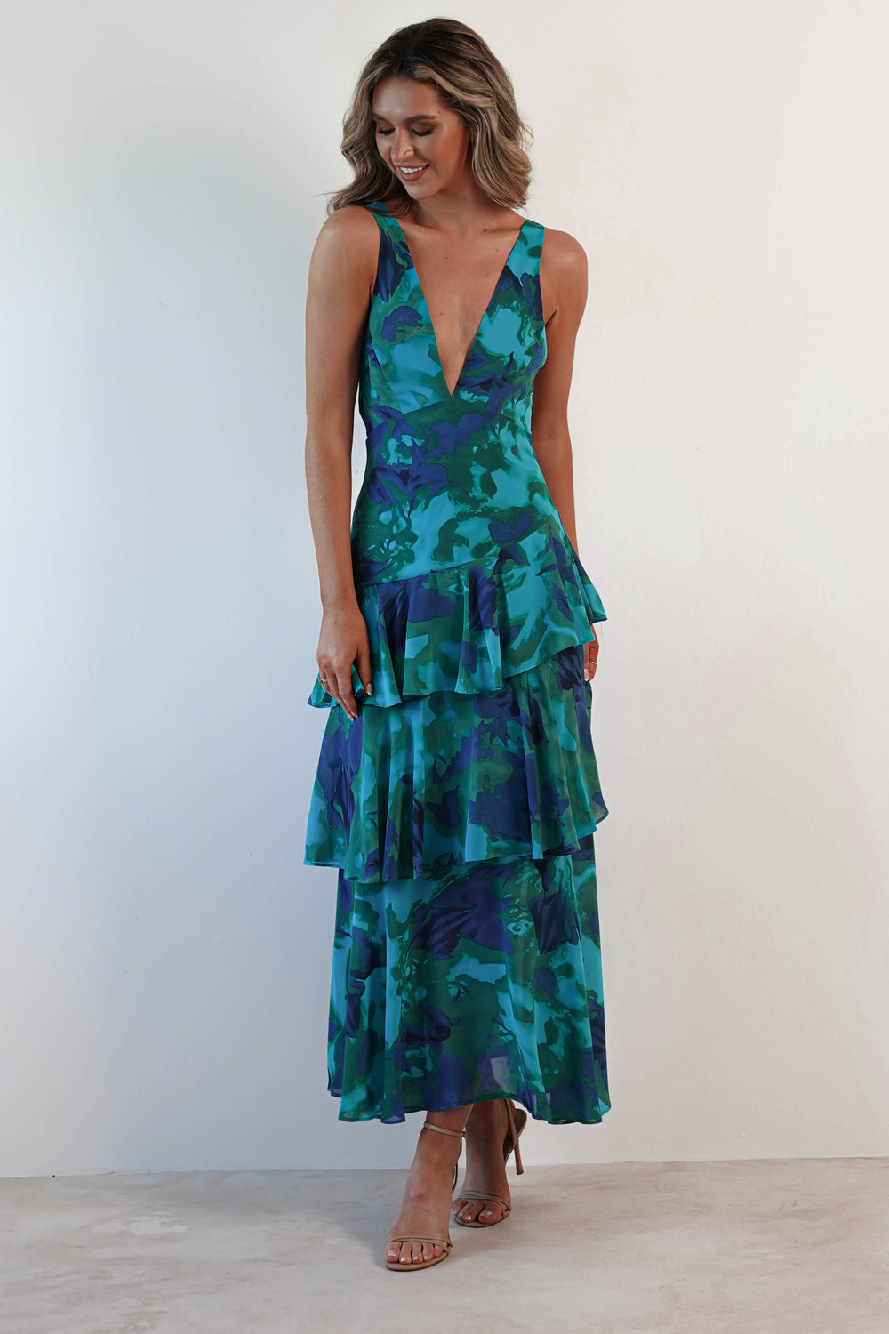 Padelinde Floral Print Maxi Dress